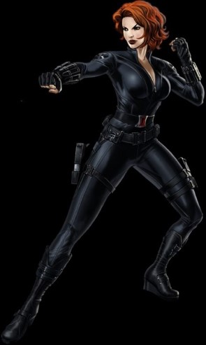 Black Widow cartoon