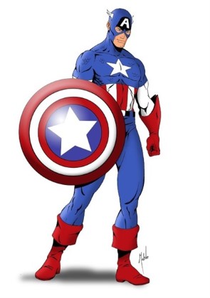 Captain America cartoon