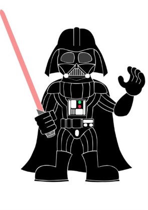 Darth Vader cartoon
