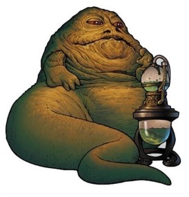 Jabba the Hut cartoon