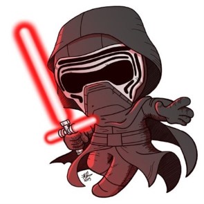 Kylo Ren cartoon