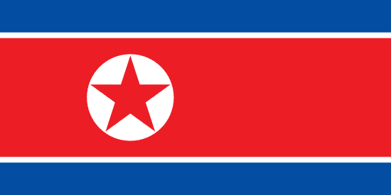 Korea (Democratic People's Republic of) flag