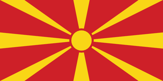 Macedonia (the former Yugoslav Republic of) flag