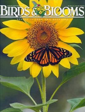 Birds And Blooms magazine poster