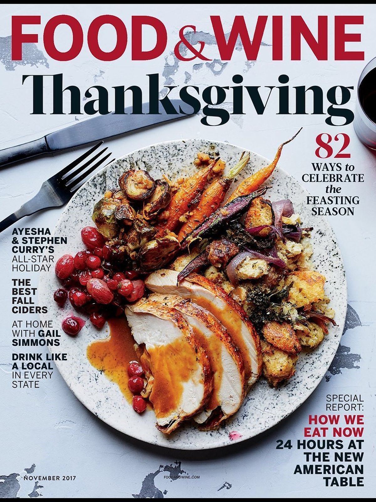 Food & Wine magazine poster
