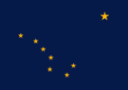 Alaska US state flag