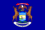 Michigan US state flag