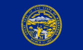 Nebraska US state flag