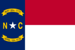 North Carolina US state flag