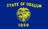 Oregon US state flag