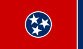 Tennessee US state flag